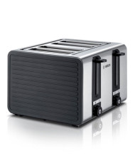 HAEGER TORRADEIRA 1000W 1 RANHURA  EXTRA LARGA PRETA