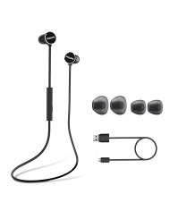 PHILIPS AURICULAR C/ MICROF. S/FIO PRETO