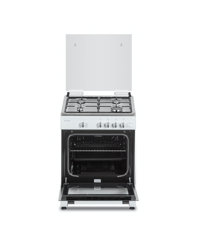 TELEFAC FOGAO 4G 855X600X630 FORNO GAS 55LT BRANCO