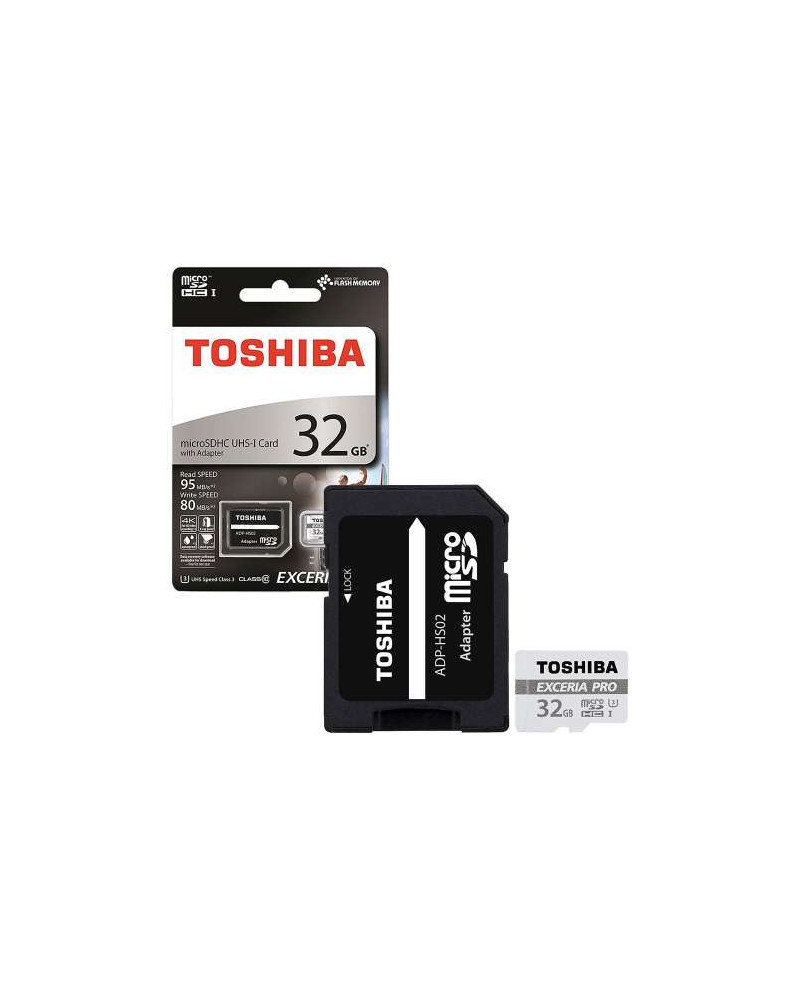 TOSHIBA CARTAO MEMORIA MICRO SDHC 32GB ADAPT C10 EXCER