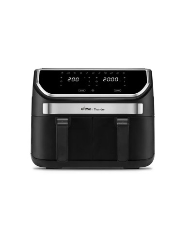 UFESA FRITADEIRA S/OLEO 9LT 1700W 11PROG C/ 2CESTAS PRETA UFESA FRITADEIRA S/OLEO 9LT 1700W 11PROG C/ 2CESTAS PRETA