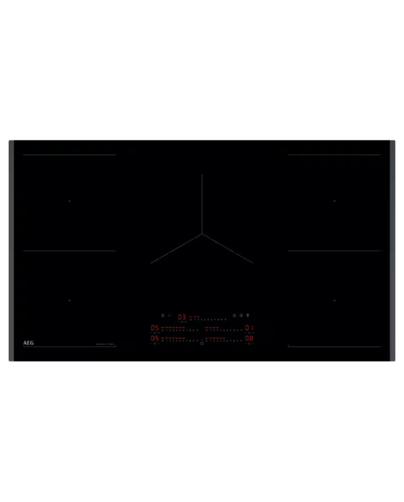 AEG PLACA INDUÇAO 90CM 5 ZONAS BISELADA