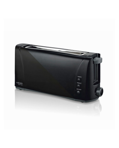 HAEGER TORRADEIRA 1000W 1 RANHURA  EXTRA LARGA PRETA HAEGER TORRADEIRA 1000W 1 RANHURA  EXTRA LARGA PRETA
