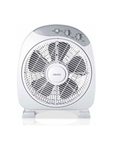 HAEGER VENTOINHA BOX DIAMETRO 30,5CM 45W 3VEL BRANCA