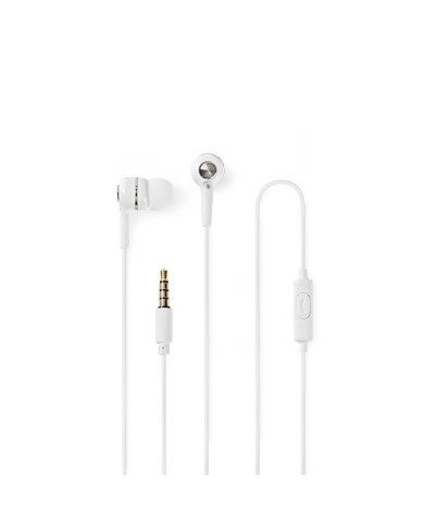 NEDIS AURICULARES C/ MICRO CONTROL VOLUME PRATA/BRANCO NEDIS AURICULARES C/ MICRO CONTROL VOLUME PRATA/BRANCO