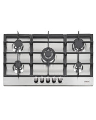 CATA PLACA GAS 90CM 5GAS NAT INOX