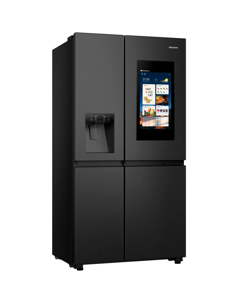 HISENSE SIDE BY SIDE 1795X910X730MT 614LT NF DA PRETO (E