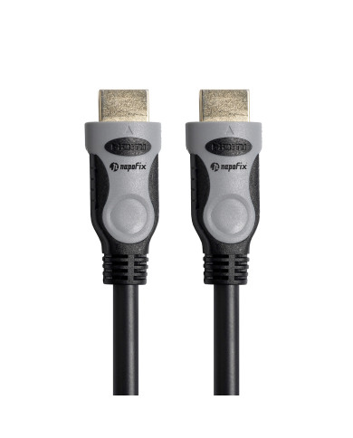 NAPOFIX CABO HDMI V1.4 M-M 1,8MT BASIC GOLD PLATED NAPOFIX CABO HDMI V1.4 M-M 1,8MT BASIC GOLD PLATED