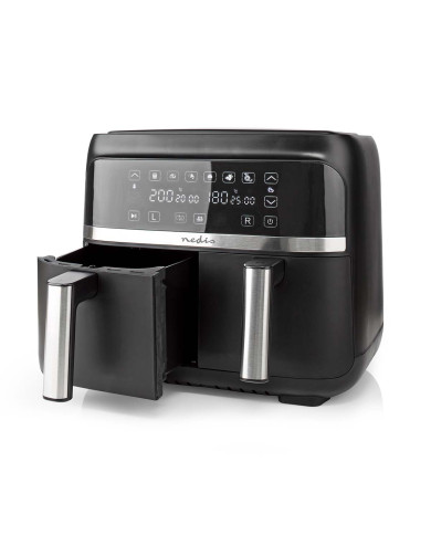 NEDIS FRITADEIRA S/OLEO 7,6LT 3000W C/ 2CESTAS PRETO NEDIS FRITADEIRA S/OLEO 7,6LT 3000W C/ 2CESTAS PRETO