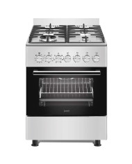 JUNEX FOGAO 60X60CM 4GAS (1WOK) BUT FORNO ELETRICO ESTU IX A