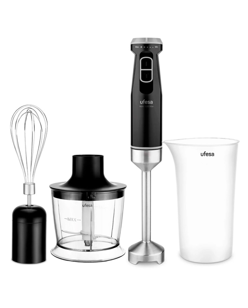 UFESA VARINHA 1200W PE INOX C/ ACESSORIOS