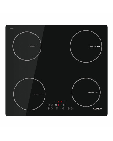 APELSON PLACA INDUÇAO 4ZONAS BOOSTER C/TEMPORIZADOR APELSON PLACA INDUÇAO 4ZONAS BOOSTER C/TEMPORIZADOR