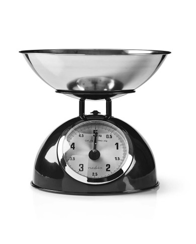 NEDIS BALANÇA COZINHA MAX 5KG PRETA NEDIS BALANÇA COZINHA MAX 5KG PRETA