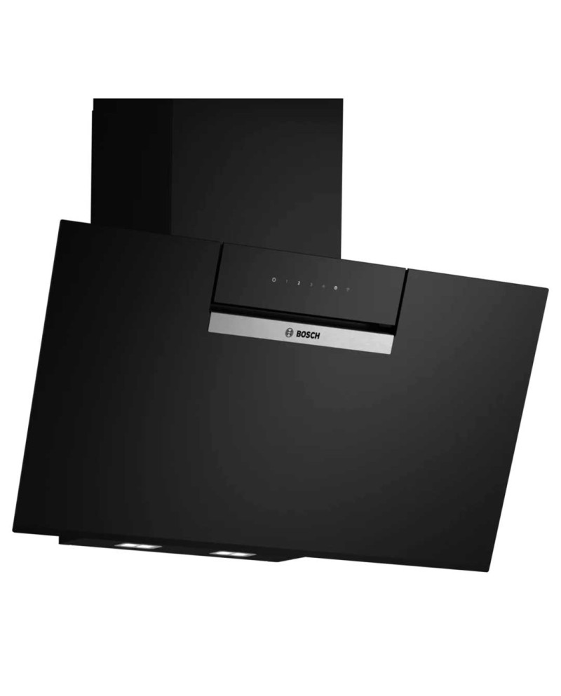 BOSCH CHAMINE PAREDE 80CM VIDRO PRETO A+