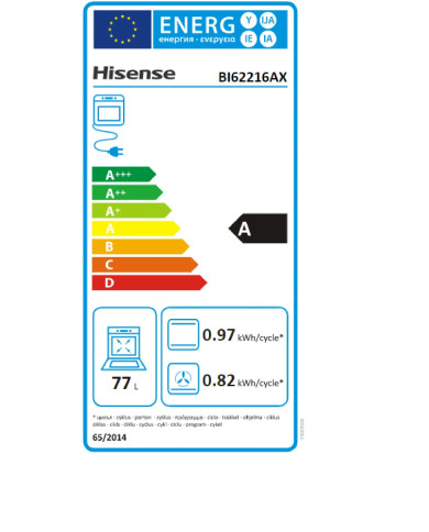 HISENSE FORNO MULTIF HIDROLITICO INOX A HISENSE FORNO MULTIF HIDROLITICO INOX A