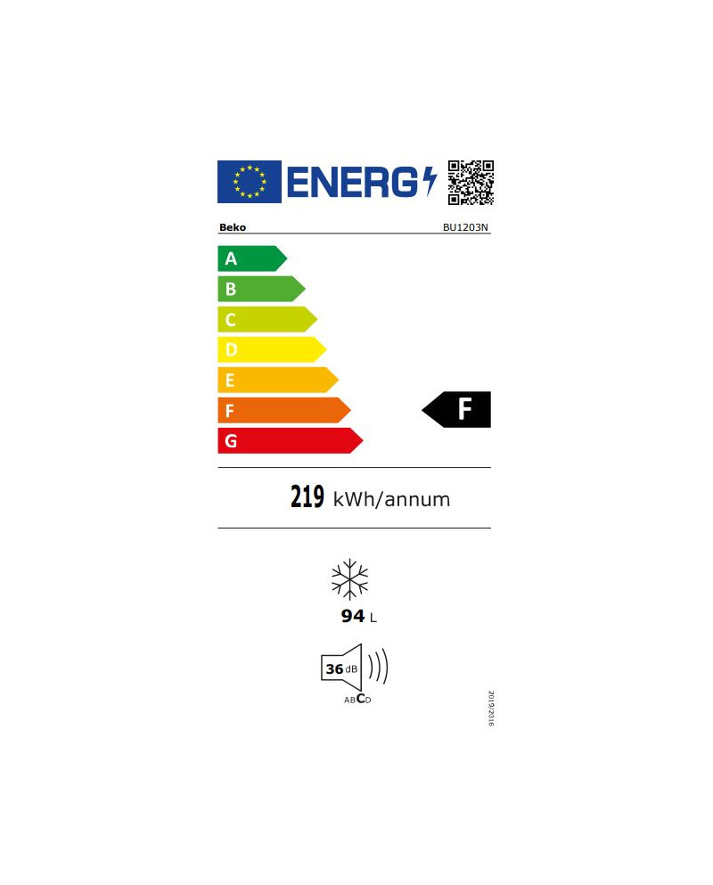 BEKO ARCA VERTICAL INTEG 818X595X545MT 96LT (F)