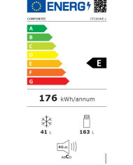 CONFORTEC FRIGORIFICO 2PT 1,43x0,55x0,550MT 204LT BRANCO (E)