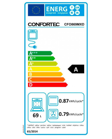CONFORTEC FORNO MULTIFUNÇOES 69LT INOX A