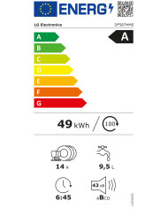 LG MAQUINA LOUÇA 10PROG 14TALHERES ESSENCE BLACK (A)