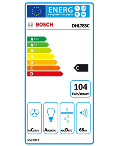 BOSCH EXAUSTOR 70CM 630/730 m3/h C BOSCH EXAUSTOR 70CM 630/730 m3/h C