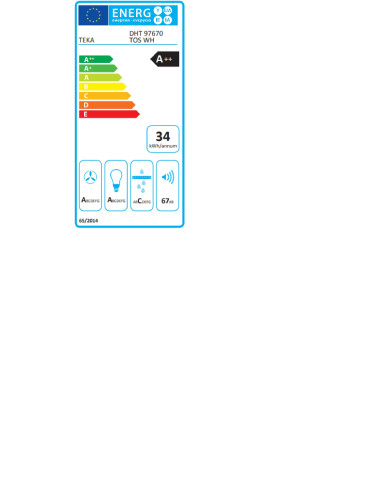 TEKA CHAMINE TETO 4VELOC+2INT. 808M3H (A++)