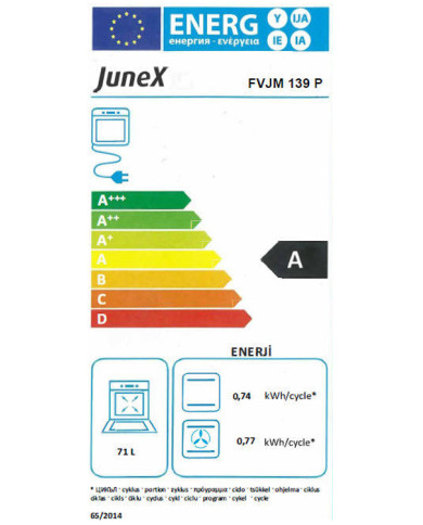 JUNEX FORNO MULTIF 71LT PRETO A JUNEX FORNO MULTIF 71LT PRETO A