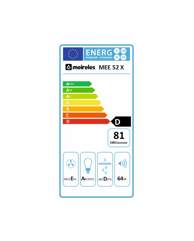 MEIRELES EXAUSTOR 52CM MAX 455M3/H INOX D