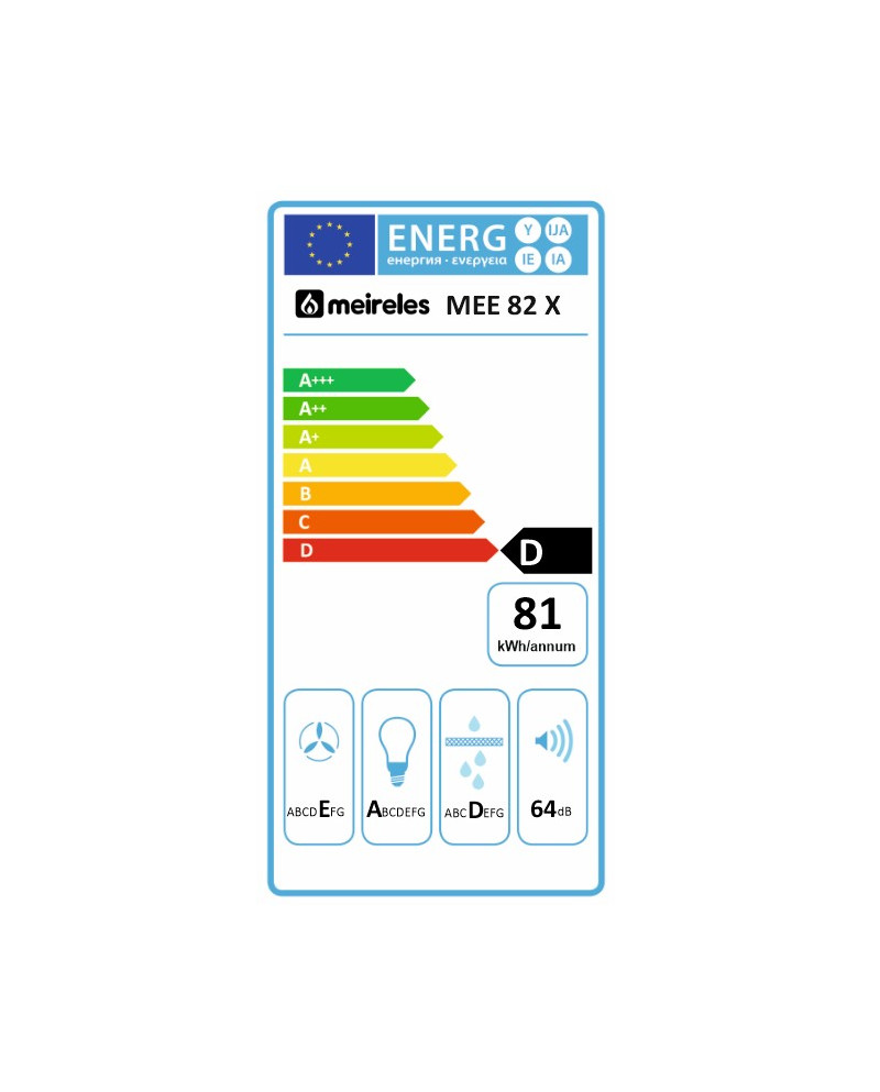 MEIRELES EXAUSTOR 82CM MAX 455M3/H INOX D