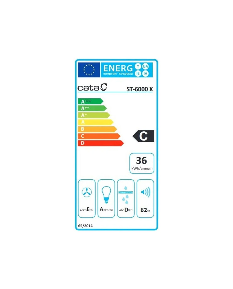 CATA CHAMINE 60CM 302M3/H INOX