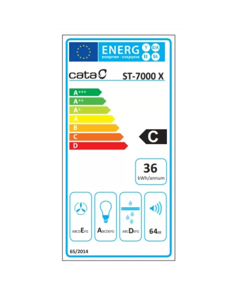 CATA CHAMINE 70CM 294M3/H INOX