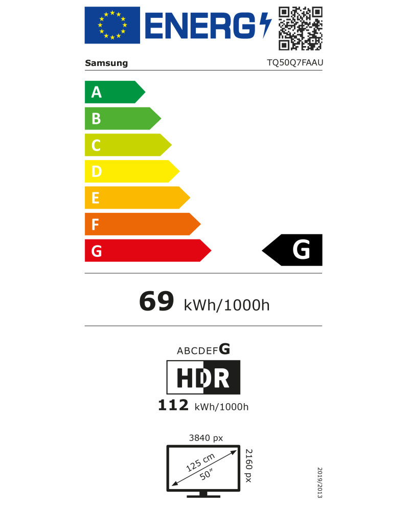 SAMSUNG QLED 50" 4K UHD SMART TV 3HDMI