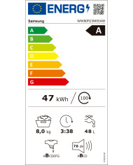 SAMSUNG MAQUINA ROUPA 8KG VAPOR (A)