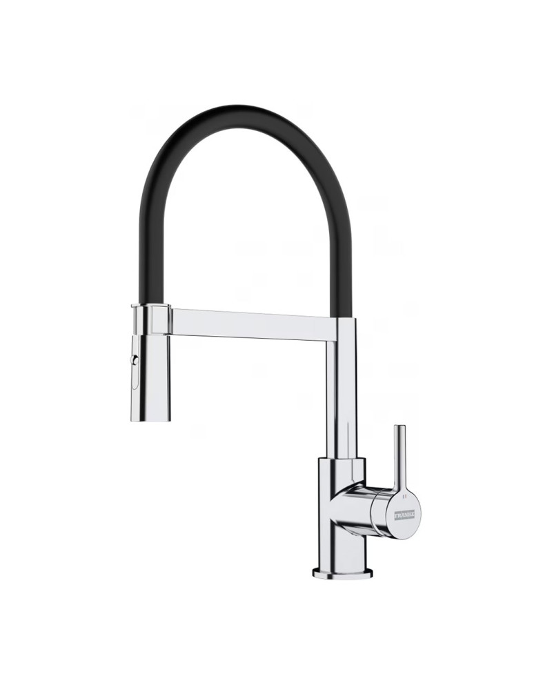 FRANKE MISTURADORA LINA SEMI PRO CROMADO PRETO