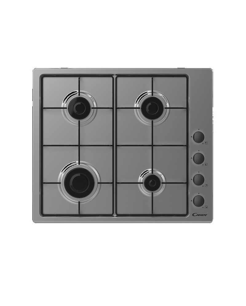 CANDY PLACA 4 GAS INOX C/ ISQUEIRO NAT