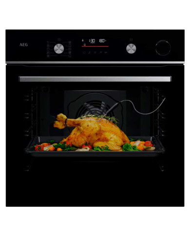 AEG FORNO MULTIF. VAPOR PIROLITICO 72LT PRETO A++ AEG FORNO MULTIF. VAPOR PIROLITICO 72LT PRETO A++