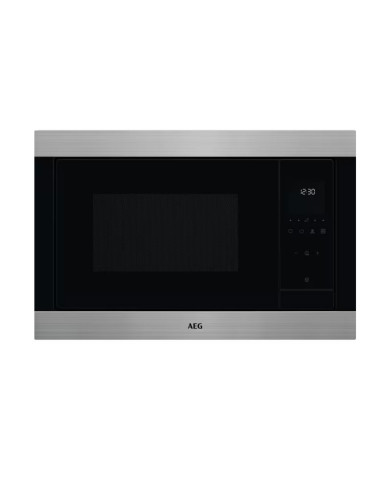 AEG MICROONDAS INTEG. 900W 25LT C/GRILL PRETO/INOX