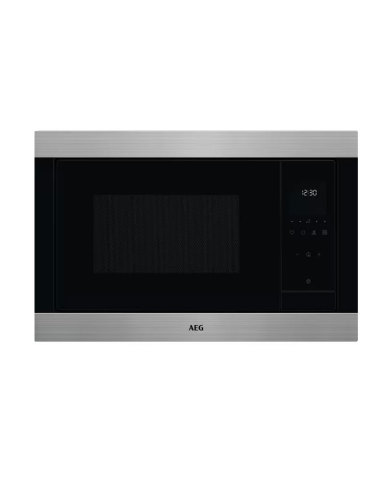 AEG MICROONDAS INTEG. 900W 25LT C/GRILL PRETO/INOX