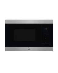AEG MICROONDAS INTEG. 900W 25LT C/GRILL PRETO/INOX
