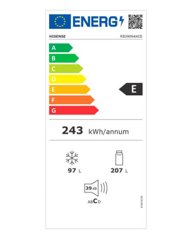 HISENSE COMBINADO 1860X589X595MT NF INOX (E) HISENSE COMBINADO 1860X589X595MT NF INOX (E)