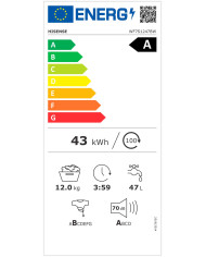 HISENSE MAQUINA ROUPA 12KG 1400RT (A)