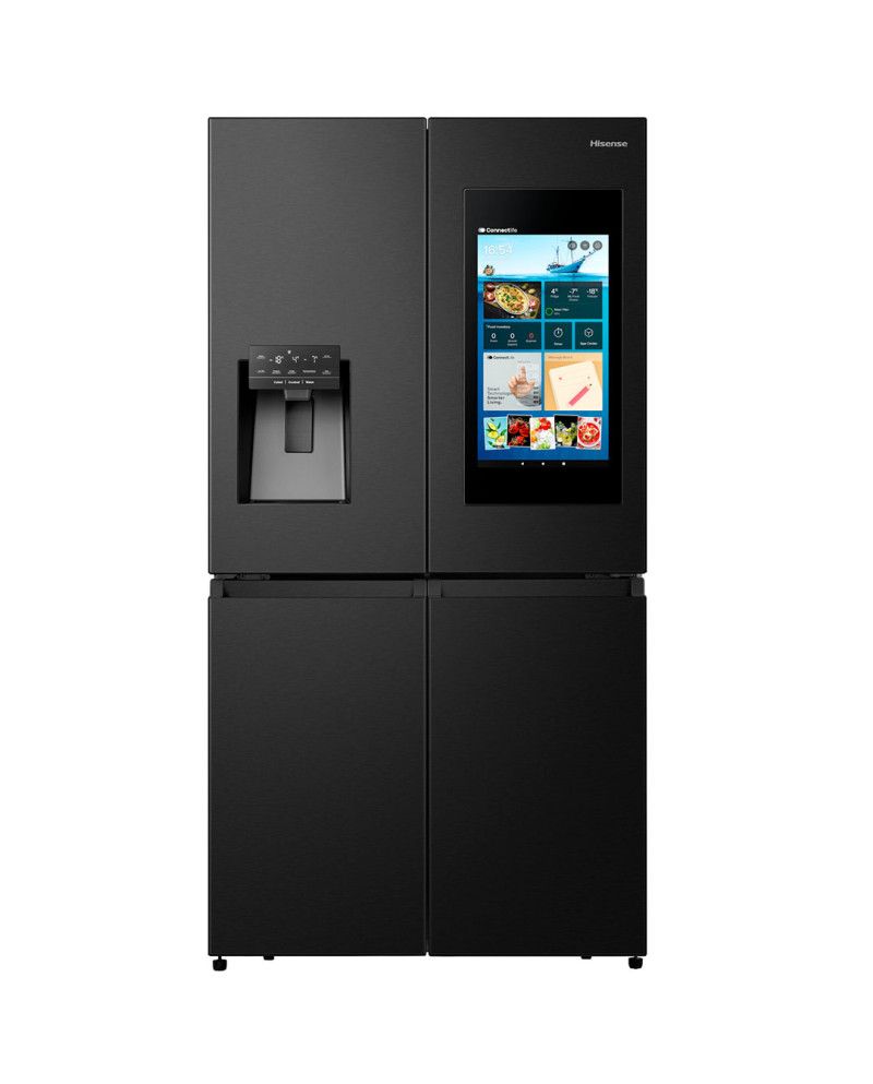 HISENSE SIDE BY SIDE 4PT 1,79X0,92X0,73MT 632LT DAG PRETO (E