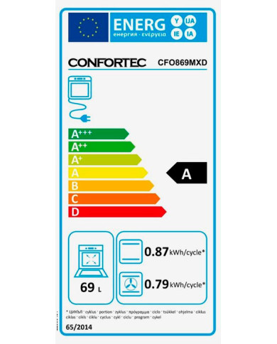 CONFORTEC FORNO MULTIFUNÇOES 69LT INOX A