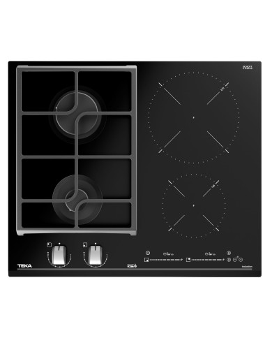 TEKA PLACA INDUÇAO 4 ZONAS + 2 GAS TEKA PLACA INDUÇAO 4 ZONAS + 2 GAS