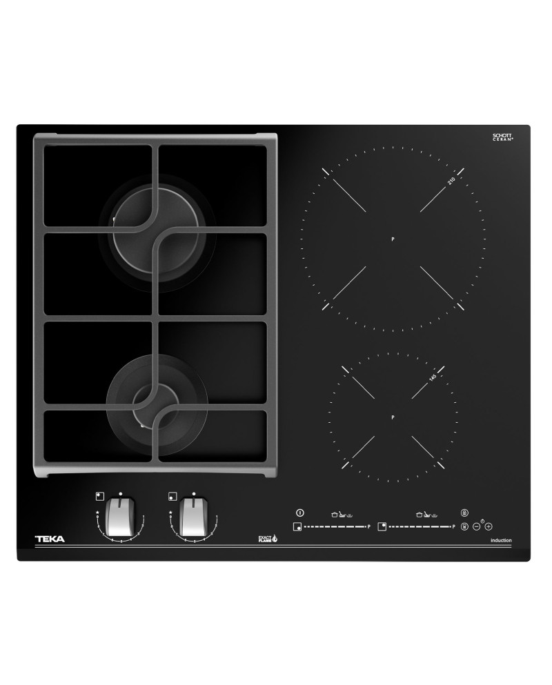 TEKA PLACA INDUÇAO 4 ZONAS + 2 GAS
