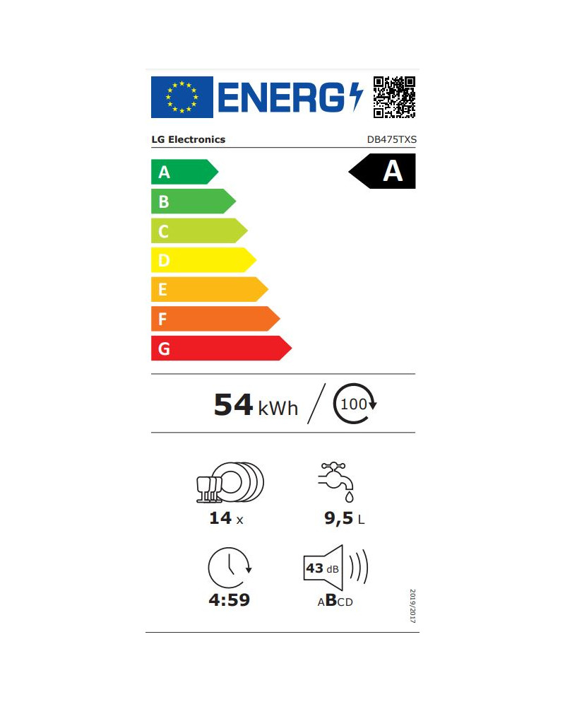 LG MAQUINA LOUÇA INTEG TOTAL 14 TALHERES WIFI (A)