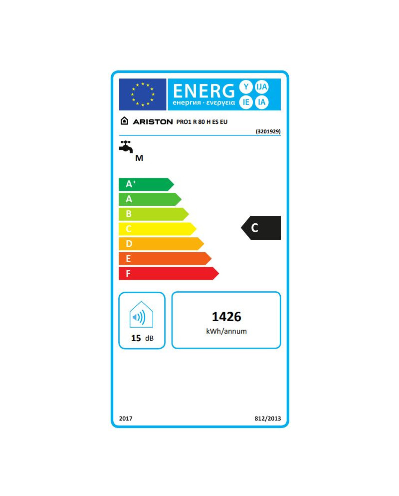 ARISTON TERMOACUMULADOR 80LT HORIZONTAL C