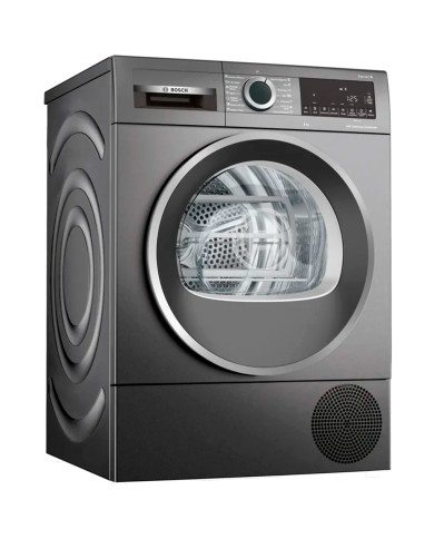 BOSCH SECADOR ROUPA 9KG BOMBA CALOR CINZA (C) BOSCH SECADOR ROUPA 9KG BOMBA CALOR CINZA (C)