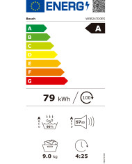 BOSCH SECADOR ROUPA 9KG BOMBA CALOR (A)