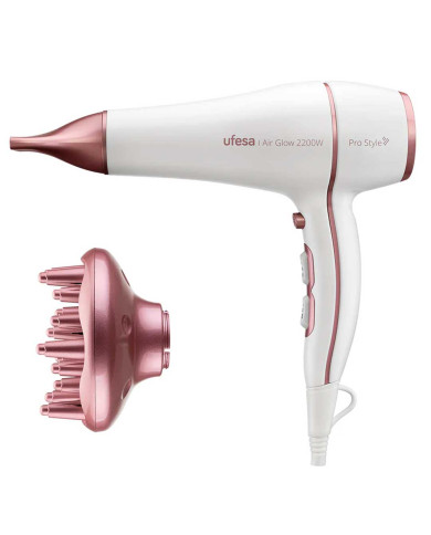 UFESA SECADOR CABELO 2200W 3TEMP 2VELOC MOTOR AC UFESA SECADOR CABELO 2200W 3TEMP 2VELOC MOTOR AC