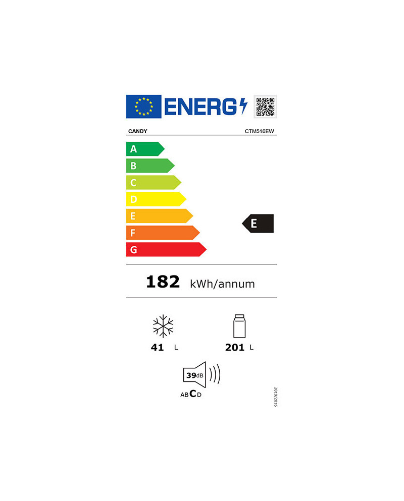 CANDY FRIGORIFICO INTEG 2PT 1575x540x545MT 242LT (E)